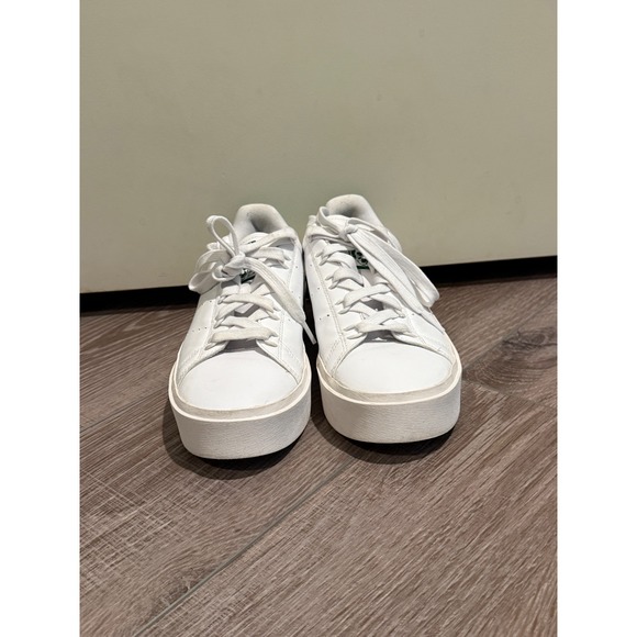 Adidas Stan Smith Platform Sneakers White Green Women Size 8 - Picture 2 of 9